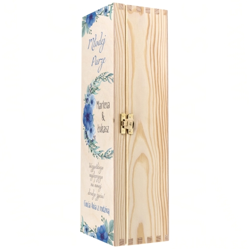 Oryginalny prezent na wesele dla Nowożeńców SKRZYNKA Z ŻYCZENIAMI