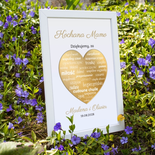 PREZENT DLA KOCHANEJ MAMY podziękowania ślub wesele z dedykacją