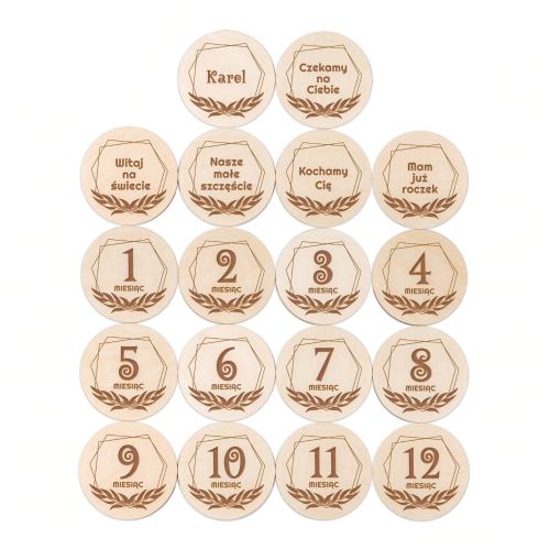 REKWIZYTY DO SESJI ZDJĘCIOWYCH tabliczki prezent dla dziecka grawer