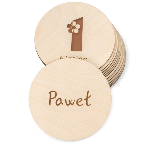 KARTKI DO ZDJĘĆ 18 SZT pierwszy rok życia super prezent