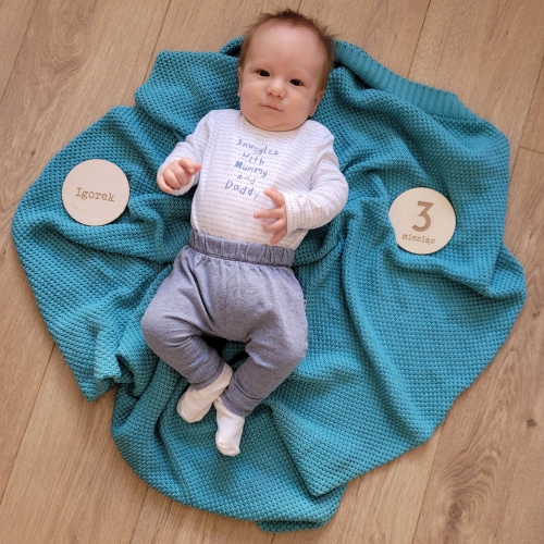 RUSTYKALNE TABLICZKI DO ZDJĘĆ 12 miesięcy i napisy imię dziecka