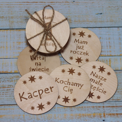 FOTO TABLICZKI Z MIESIĄCAMI do sesji zdjęciowych prezent dla dziecka