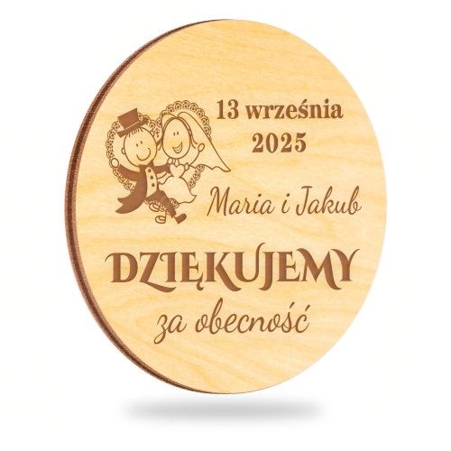 UPOMINKI DLA GOŚCI NA ŚLUB wyjątkowe podziękowania za obecność