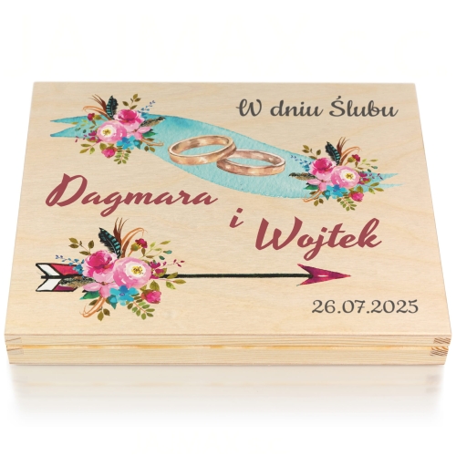 SZKATUŁKA NA PIENIĄDZE pomysłowy sposób wręczenia pieniędzy ślub