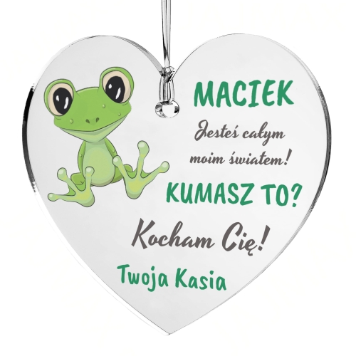 Oryginalny upominek dla chłopaka na Dzień Chłopaka zawieszka do auta