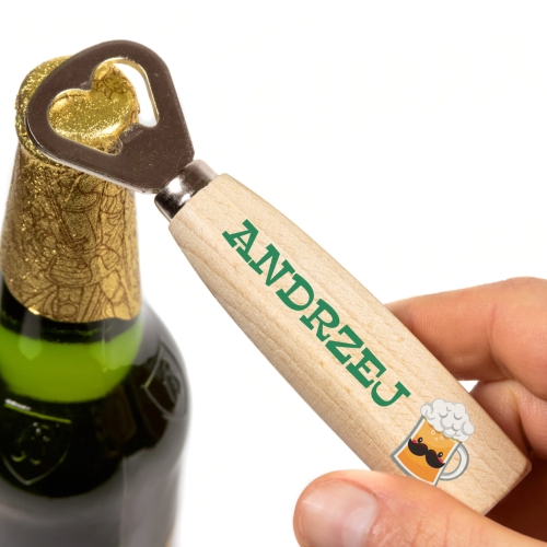 SUPER GADŻET DLA NIEGO upominek na Dzień Chłopaka otwieracz grawer