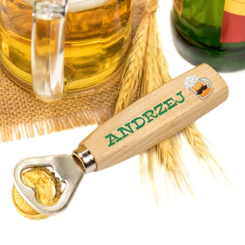 SUPER GADŻET DLA NIEGO upominek na Dzień Chłopaka otwieracz grawer