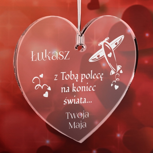 Zabawny prezent dla Niego gadżet do auta z dedykacją zawieszka