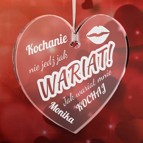 ZAWIESZKA DO AUTA pomysł na prezent na dzień chłopaka grawer