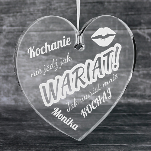 ZAWIESZKA DO AUTA pomysł na prezent na dzień chłopaka grawer