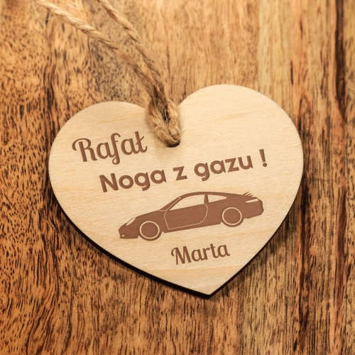 ZAWIESZKA SERCE DLA NIEGO pomysł na upominek na Dzień Chłopaka