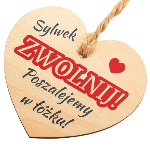 ZAWIESZKA DO SAMOCHODU PREZENT NA DZIEŃ CHŁOPAKA NADRUK