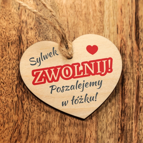 ZAWIESZKA DO SAMOCHODU PREZENT NA DZIEŃ CHŁOPAKA NADRUK