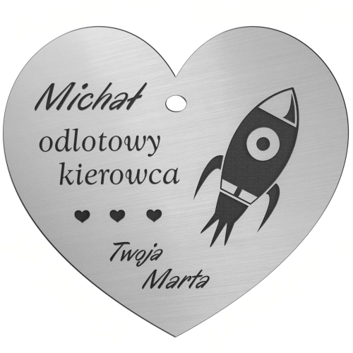 ZAWIESZKA DO AUTA odlotowy kierowca upominek dla chłopaka grawer