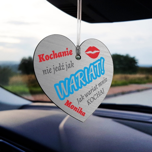 FAJNY PREZENT DLA NIEGO na Dzień chłopaka zawieszka z dedykacją