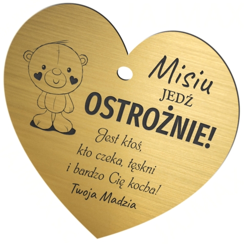 Zawieszki samochodowe pomysłowy upominek na Dzień Chłopaka dla Niego