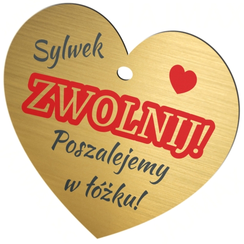 Zawieszka Jak wariat mnie kochaj upominek dla chłopaka kierowcy