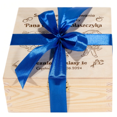 PODZIĘKOWANIA DLA WYCHOWAWCY pudełko z herbatami Dilmah prezent