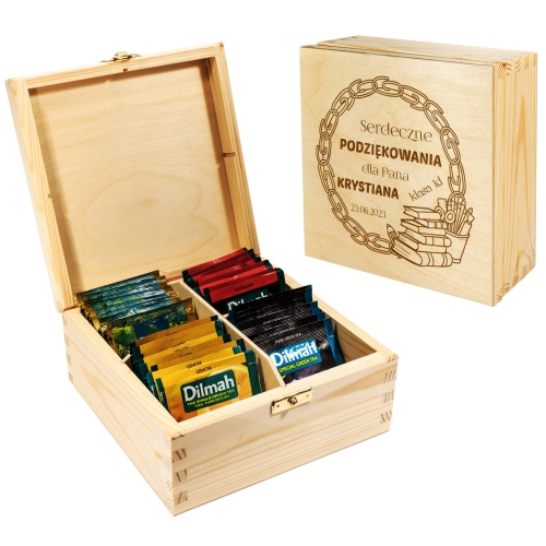 OZDOBNE PUDEŁKO PREZENTOWE pomysł na upominek dla nauczyciela