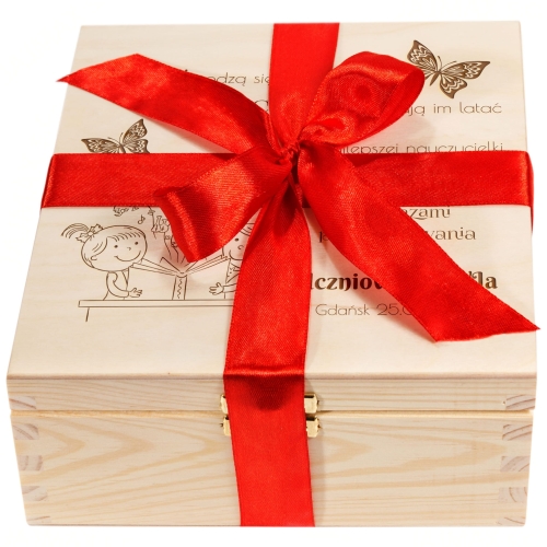 Zestaw herbat Dilmah w pudełku PREZENT DLA NAUCZYCIELA