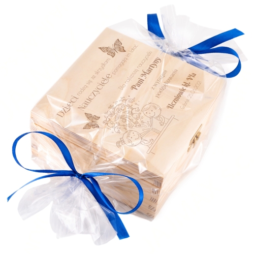 Zestaw herbat Dilmah w pudełku PREZENT DLA NAUCZYCIELA