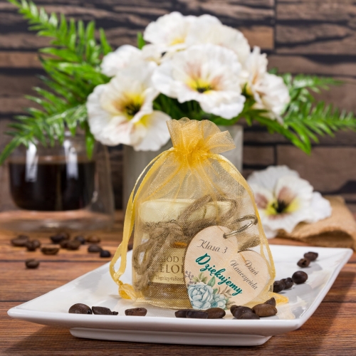 MIODZIK I BRELOCZEK słodkie podziękowanie dla nauczyciela ZESTAW