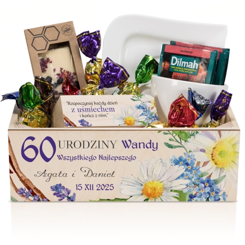 KOSZ PREZENTOWY prezent na urodziny dla mamy siostry koleżanki