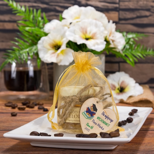 Zestaw brelok i miodzik PODZIĘKOWANIA DLA NAUCZYCIELA nadruk