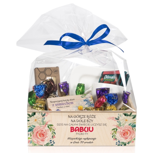 KOSZ PREZENTOWY prezent na urodziny dla mamy siostry koleżanki