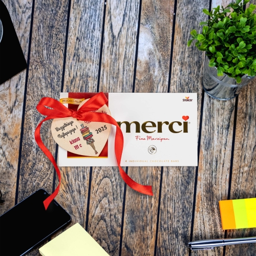 SŁODKI UPOMINEK Wszystkiego najlepszego na Dzień Nauczyciela Merci