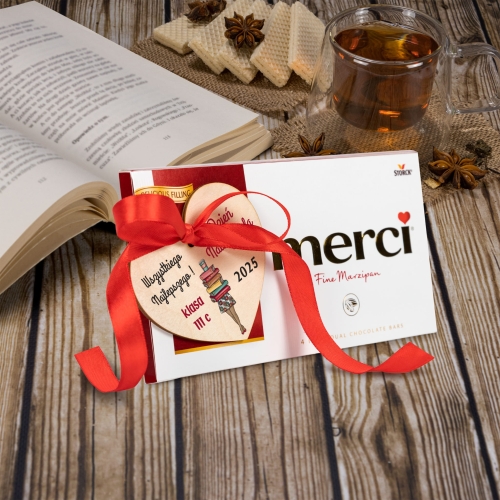 SŁODKI UPOMINEK Wszystkiego najlepszego na Dzień Nauczyciela Merci