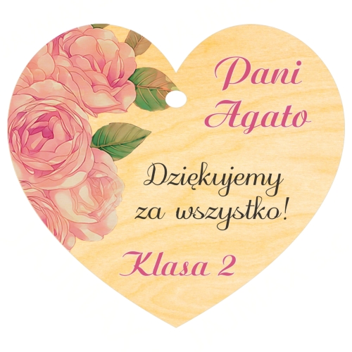 CZEKOLADA MERCI z sercem prezent dla nauczyciela nadruk