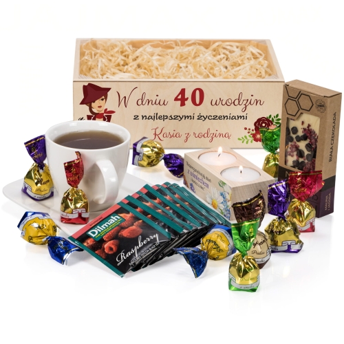 KOSZ PREZENTOWY prezent na urodziny dla mamy siostry koleżanki