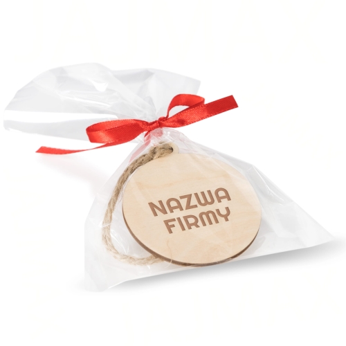 Bombka zawieszka NA CHOINKĘ BOŻE NARODZENIE dla firm grawer