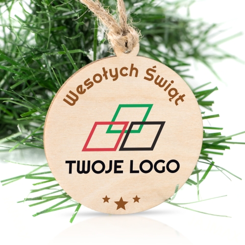 BOMBKA zawieszka FIRMOWA dla firm pracowników nadruk