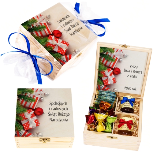 HERBACIARKA z wkładką Box Prezentowy zestaw na Boże Narodzenie