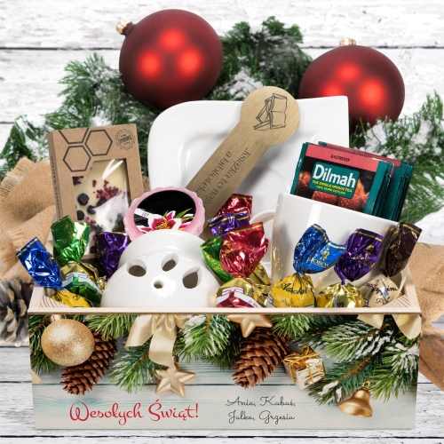 SUPER BOX PREZENTOWY pomysł na prezent pod choinkę Twój nadruk