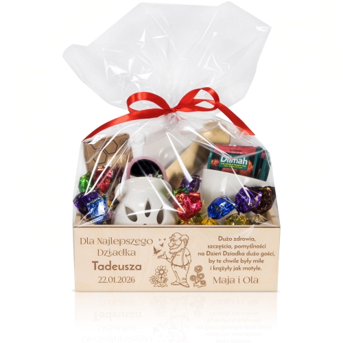 SKRZYNECZKA ZESTAW UPOMINKOWY pomysł na prezent dla Dziadka grawer