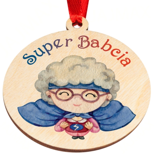 Zestaw 10 MEDALI Super Babcia na Dzień Babci 