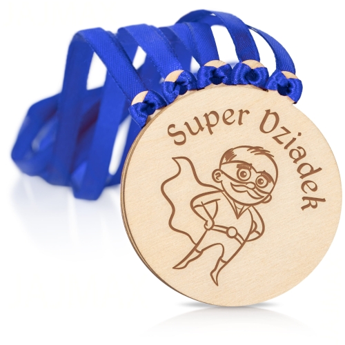 MEDALE prezent dla super Dziadka 10 szt UPOMINKI OD PRZEDSZKOLAKÓW