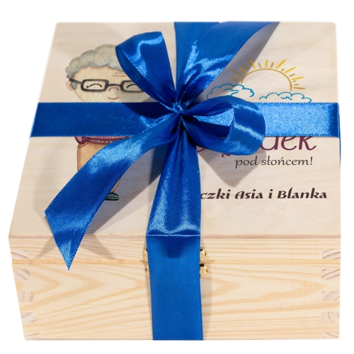 IDEALNY PREZENT DLA DZIADKA box prezentowy z medalem super dziadka