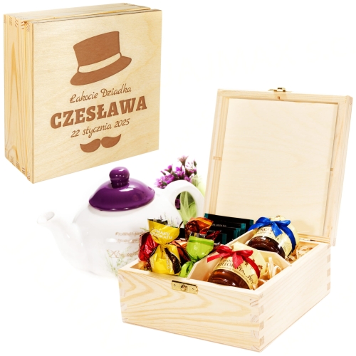 Prezentowy box upominkowy z okazji Dnia Dziadka prezent od wnuków