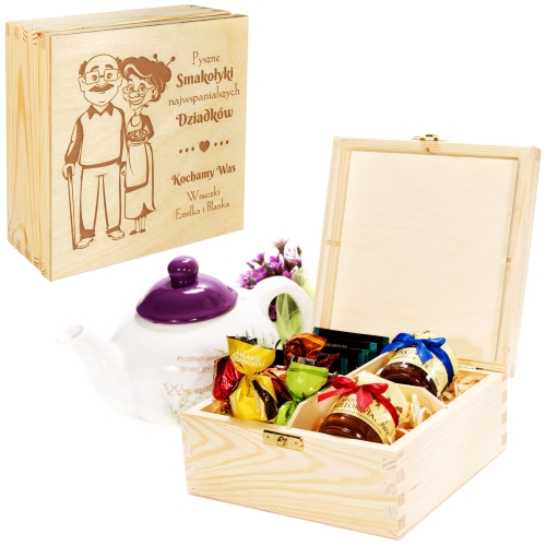 HERBACIARKA ZESTAW PODARUNKOWY super pomysł na prezent dla dziadków