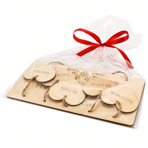 WYJĄTKOWY PREZENT DLA DZIADKÓW ozdoba do domu z imionami wnuków