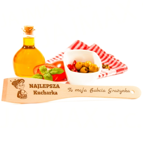 Zestaw Kuchenny Deska i Łopatka Prezent Na Dzień Babci I Dziadka