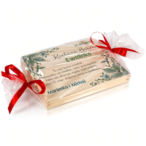 PUDEŁKO NA BOMBONIERKĘ MERCI super pomysł na prezent dla Babci