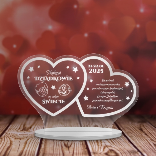 Statuetka DZIEŃ BABCI DZIEŃ DZIADKA upominek dla dziadków