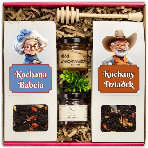 PREZENT DLA BABCI I DZIADKA wyjątkowy zestaw podarunkowy