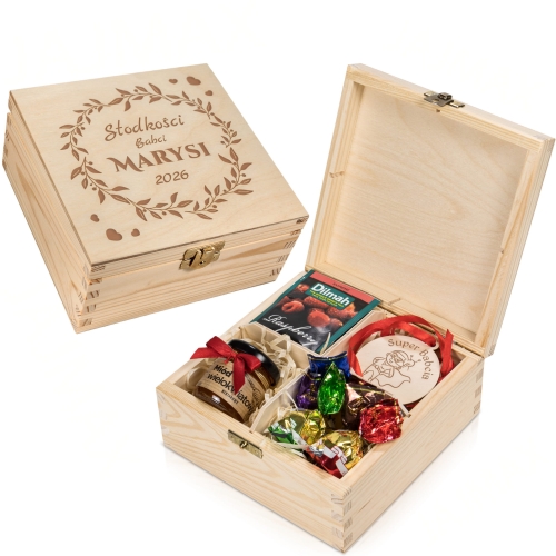 HERBACIARKA ZESTAW Z MEDALEM prezent dla Babci na Dzień Babci