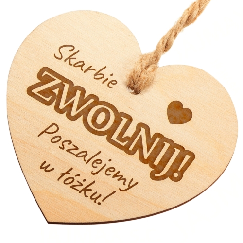 ORYGINALNA ZAWIESZKA SERCE upominek na Walentynki dla kierowcy